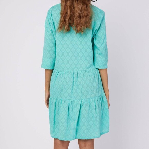 NEW! ModaPosa  Alcee Turquoise Shirt Dress Size XL - Picture 3 of 4